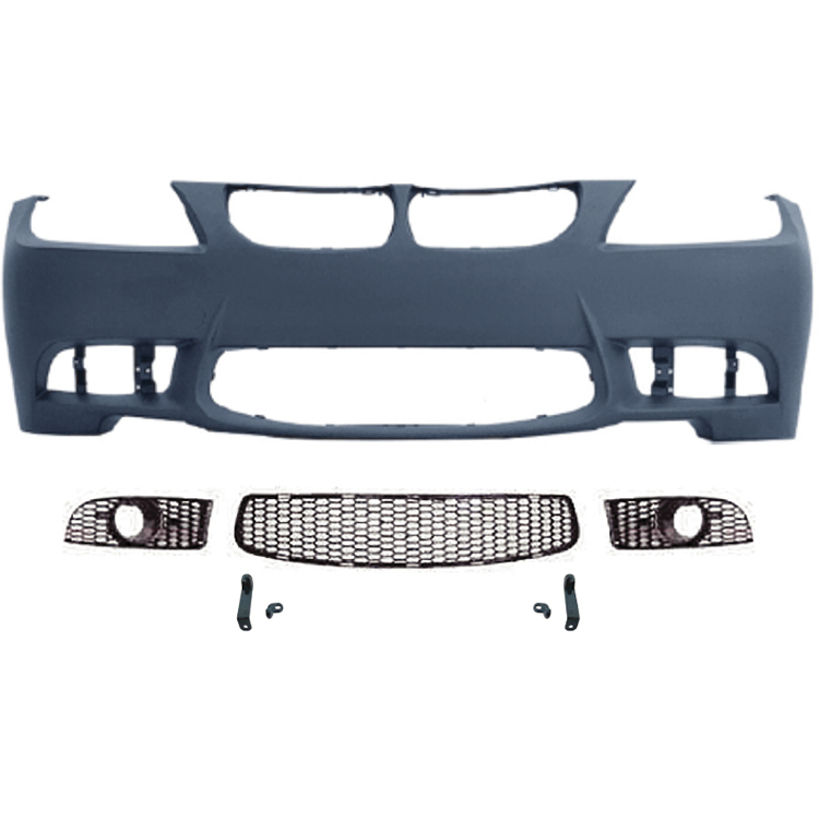 Car Modified Body Kit Front Bumper Assy Grille  for BMW 3Series E90 Modified to M3 2009-2012 With Fog Lamp Hole Style