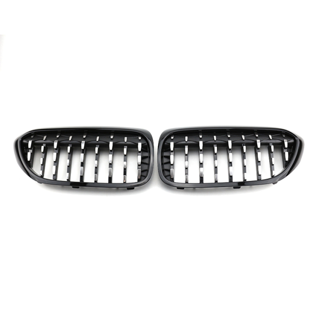 2018-2020 Diamond Gloss Black Sliver Chrome Points