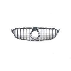 OEM GTR Grille Camera Hole Silver Car Front Bumper Grille for Benz C Class W205 2019  Front Grille,www.hongyangcorp.com,OEM GTR Grille Camera Hole Silver Car Front Bumper Grille for Benz C Class W205 2019  Front Grille