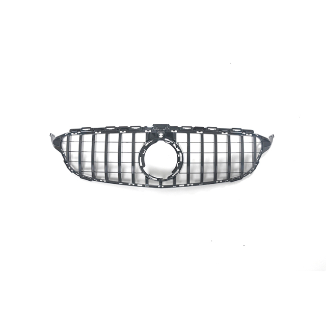 OEM GTR Grille Camera Hole Silver Car Front Bumper Grille for Benz C Class W205 2019  Front Grille,www.hongyangcorp.com,OEM GTR Grille Camera Hole Silver Car Front Bumper Grille for Benz C Class W205 2019  Front Grille