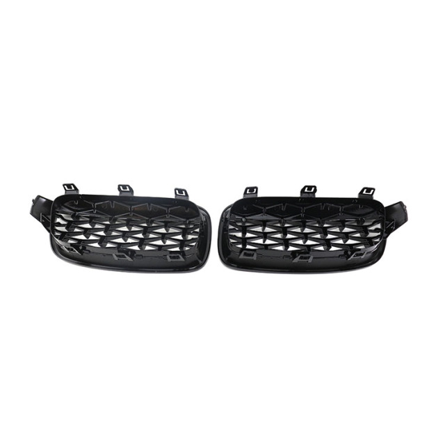 Car Auto Parts Diamond Black Front Bumper Mesh Shutter Grille Car Front Grille Fit for BMW 3Series F30 2012,www.hongyangcorp.com,Car Auto Parts Diamond Black Front Bumper Mesh Shutter Grille Car Front Grille Fit for BMW 3Series F30 2012