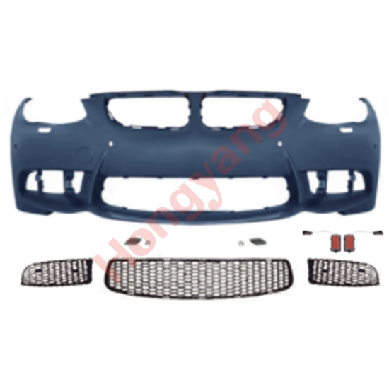 Car Body Kit Front Bumper Assy for BMW 3Series E92 Modified to M3 2010-2013 All Mesh Style