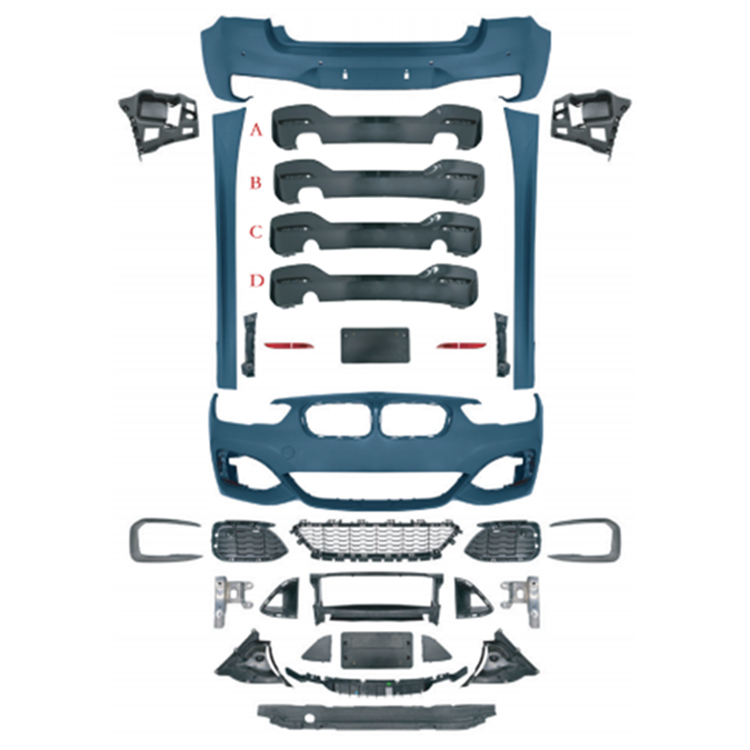Car Auto Spare Parts Rear Diffuser Bodykit for BMW 1 Series F20 Modified to M-Tech 2015-2018 All Mesh Style,www.hongyangcorp.com,Car Auto Spare Parts Rear Diffuser Bodykit for BMW 1 Series F20 Modified to M-Tech 2015-2018 All Mesh Style
