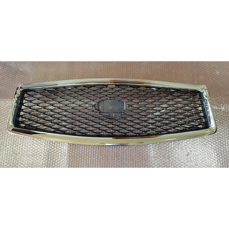 Car Parts With Camera Hole Gray Inside Chromed Frame Car Front Bumpers Grill Grille for INFINITI Q50 2014-2017 5030401003