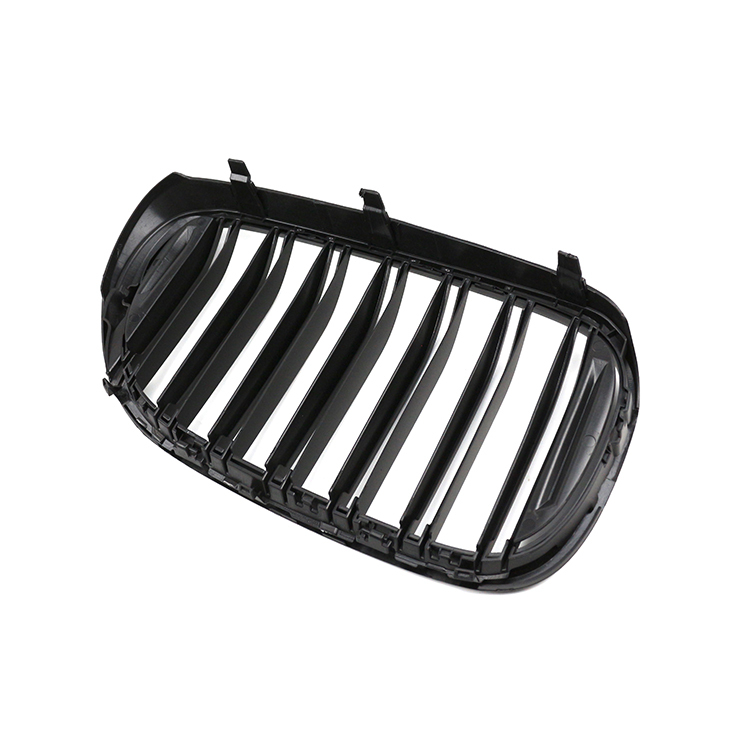 Auto Parts Matte Black Dual Slat Front Bumper Mesh Radiator Grille Car Front Grille Fit for BMW Series 7 G11 2015