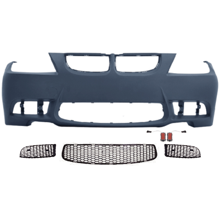 Car Body Kit Front Bumper Assy for BMW 3Series E90 Modified to M3 2005-2008 All Mesh Style