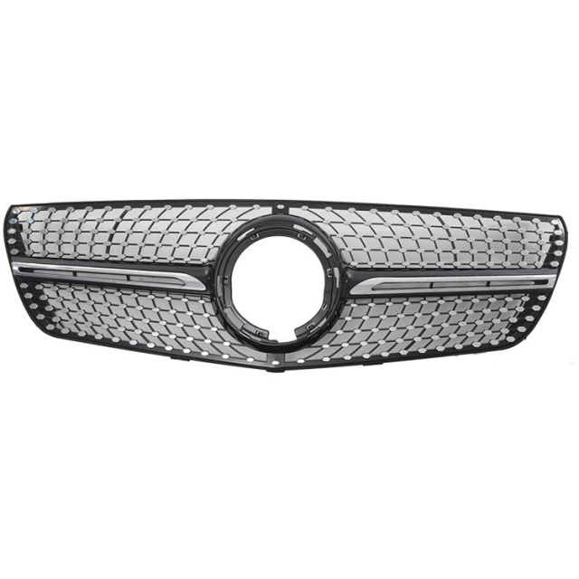 Universal Car Accessories Diamond GTR Black Silver Front Grille for Mercedes Benz Vito 2016-2020 2021-IN,www.hongyangcorp.com,Universal Car Accessories Diamond GTR Black Silver Front Grille for Mercedes Benz Vito 2016-2020 2021-IN