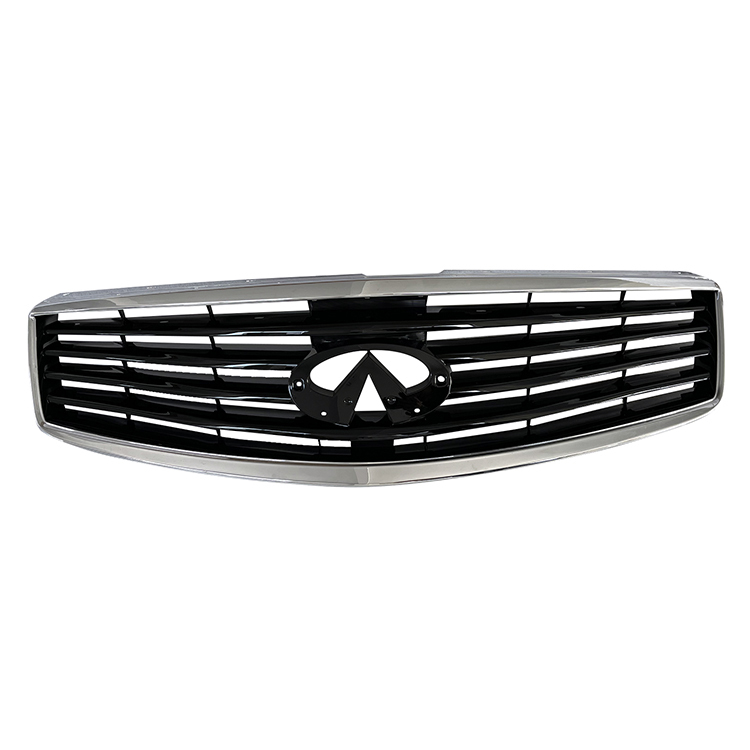 Car Bumper Grille for Infiniti QX50 QX60 QX80 EX35 JX35 G25 G37 Piano Black Red Original Chrome Gray Car Exterior Accessories
