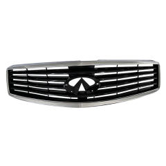 Car Bumper Grille for Infiniti QX50 QX60 QX80 EX35 JX35 G25 G37 Piano Black Red Original Chrome Gray Car Exterior Accessories