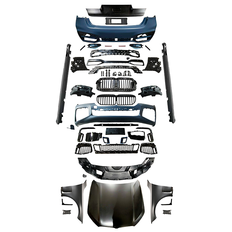 New Arriving 7 Series LCI G12 Car Front Bumper  Rear Bumper Side Skirt Hood Fender Headlamps Taillight Body Kit for BMW M760