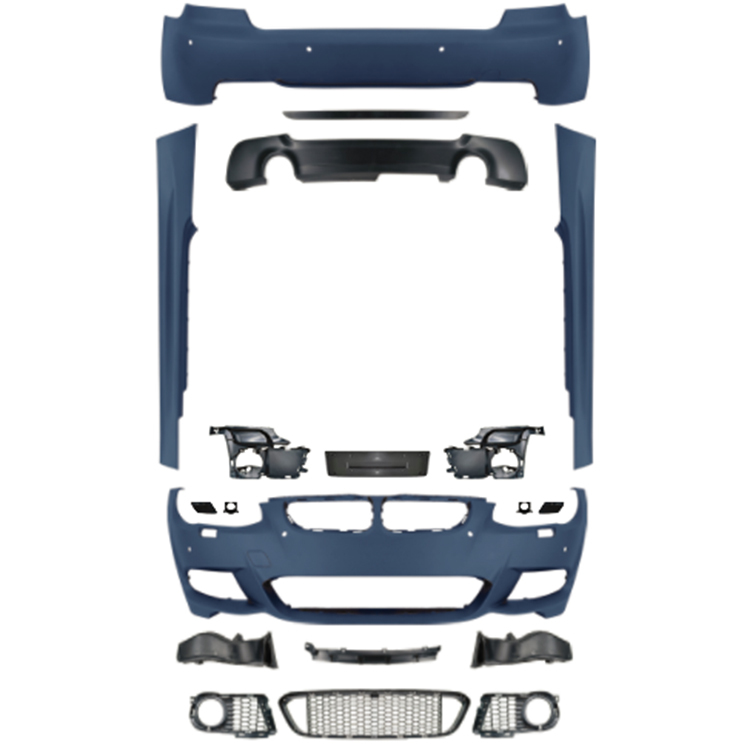 Car Body Kit Rear Bumper Car Front Bumper for BMW 3Series E92 Upgrade to M-Tech 2010-2013