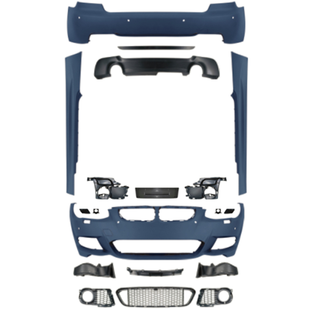 Car Body Kit Rear Bumper Car Front Bumper for BMW 3Series E92 Upgrade to M-Tech 2010-2013