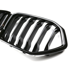 Automotive Gloss Black Single Slat Aftermarket Auto Front Bumper Assembly Mesh Grille Car Grille for BMW X6 Series G06 2020-IN,www.hongyangcorp.com,Automotive Gloss Black Single Slat Aftermarket Auto Front Bumper Assembly Mesh Grille Car Grille for BMW X6 Series G06 2020-IN