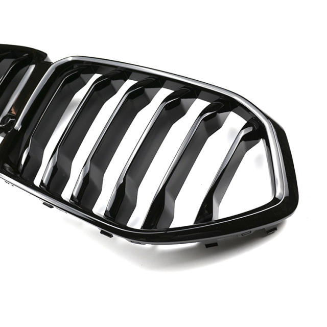 Automotive Gloss Black Single Slat Aftermarket Auto Front Bumper Assembly Mesh Grille Car Grille for BMW X6 Series G06 2020-IN,www.hongyangcorp.com,Automotive Gloss Black Single Slat Aftermarket Auto Front Bumper Assembly Mesh Grille Car Grille for BMW X6 Series G06 2020-IN