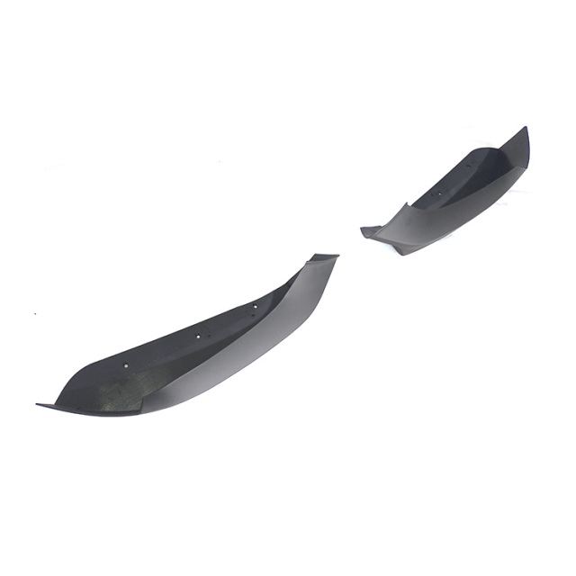 Auto Parts Accessories Matte Black Front Bumper Lips Body Kit Fit for BMW 1 Series F20 2011-2018 Front Lips