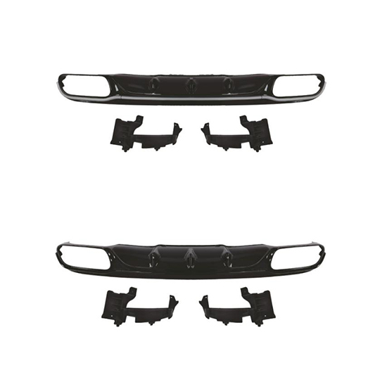 Auto Parts Car Rear Bumper Rear Diffuser for Mercedes Benz Class E W213 Upgrade to AMG63 Classic 2021-2023 Silver/Black,www.hongyangcorp.com,Auto Parts Car Rear Bumper Rear Diffuser for Mercedes Benz Class E W213 Upgrade to AMG63 Classic 2021-2023 Silver/Black