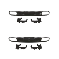 Auto Parts Car Rear Bumper Rear Diffuser for Mercedes Benz Class E W213 Upgrade to AMG63 Classic 2021-2023 Silver/Black,www.hongyangcorp.com,Auto Parts Car Rear Bumper Rear Diffuser for Mercedes Benz Class E W213 Upgrade to AMG63 Classic 2021-2023 Silver/Black