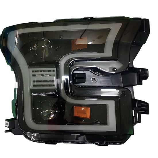 Car Headlights 2LED Lens White Day Light Lens Matte Black and Chrome Plated Decorative Frame for Ford F150 2015-2017,www.hongyangcorp.com,Car Headlights 2LED Lens White Day Light Lens Matte Black and Chrome Plated Decorative Frame for Ford F150 2015-2017
