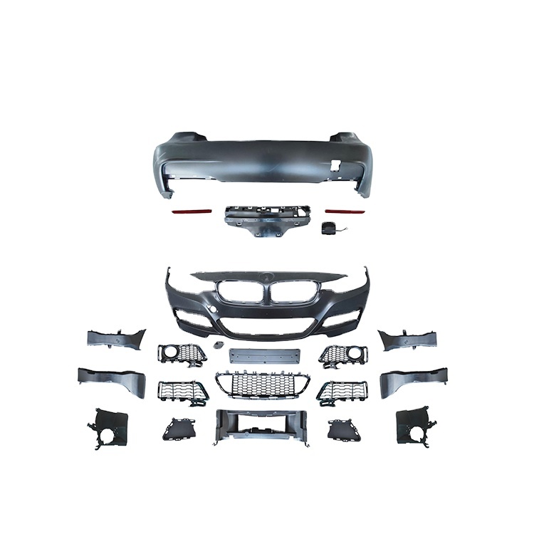 Chinese Spare Parts for Cars MT Style PP Body Kit for BMW 3 SERIES F30 F35 2012-2018 Car Front Bumper Fender Side Skirt
