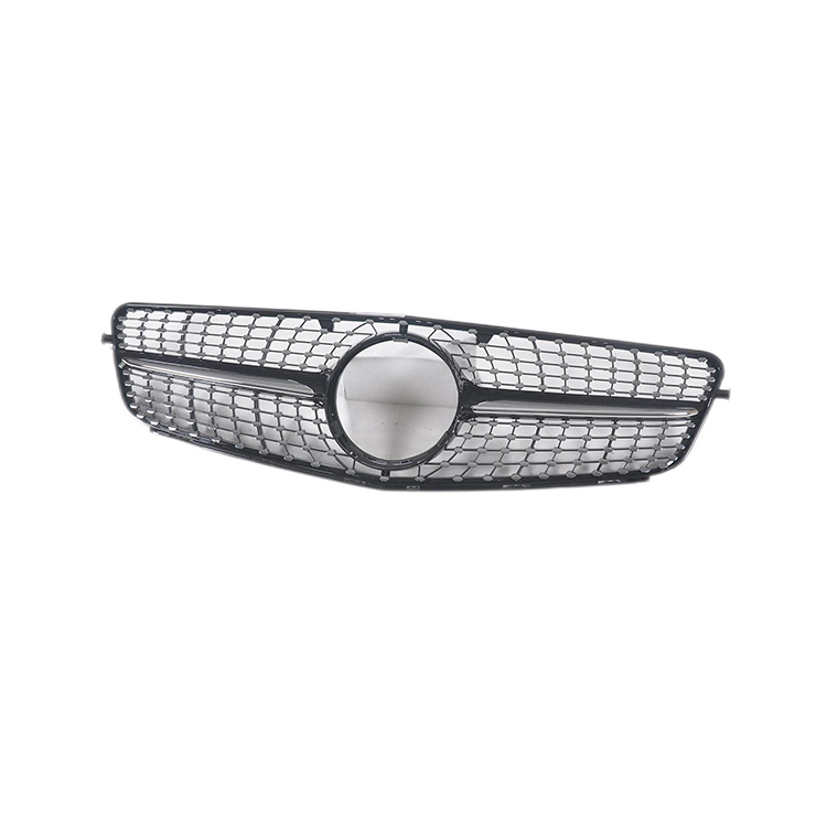 Wholesale Car Accessories Diamond Black/Silver Mesh Front Bumper Grille for Mercedes Benz Class C W204 2007-2014,www.hongyangcorp.com,Wholesale Car Accessories Diamond Black/Silver Mesh Front Bumper Grille for Mercedes Benz Class C W204 2007-2014