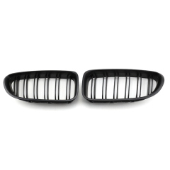 Double Slat Matte Black