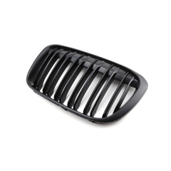 High Quality Car Accessories Double Slat Matte Black Front Bumper Grill for BMW X1 Series F48/F49 2016-2019,www.hongyangcorp.com,High Quality Car Accessories Double Slat Matte Black Front Bumper Grill for BMW X1 Series F48/F49 2016-2019
