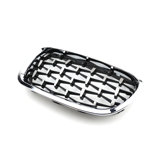 Car Exterior Accessories Diamond Style Auto Front Bumper Grille Chrome for BMW 5 Series F10 F18 2010-2017 Car Accessories