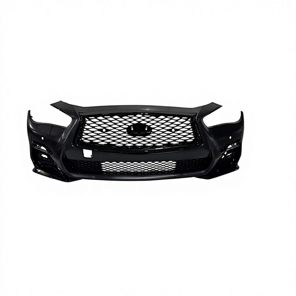 Whole Sell Complete Bumper Set with Grille Foglamp Benzel Cover Front Bumper for Infiniti Q50 2018-2024 62022-6HJ0H,www.hongyangcorp.com,Whole Sell Complete Bumper Set with Grille Foglamp Benzel Cover Front Bumper for Infiniti Q50 2018-2024 62022-6HJ0H