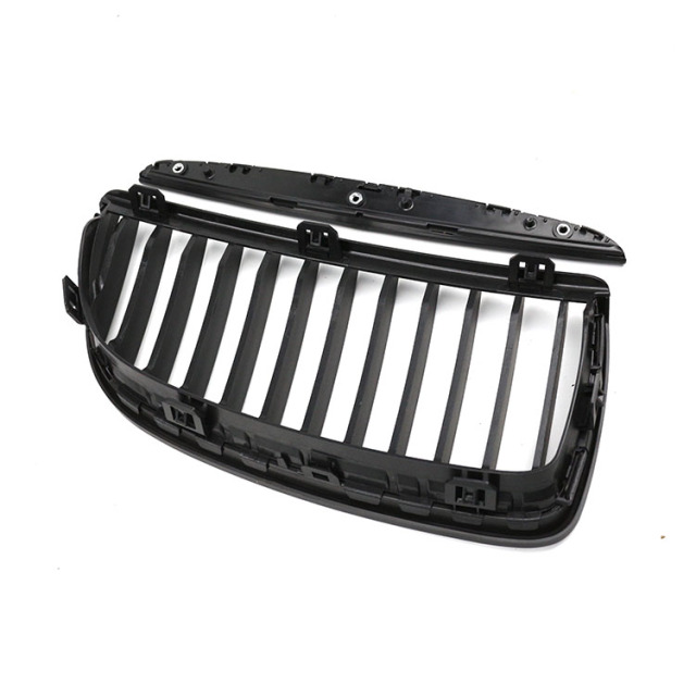 Hot Sale Modified Matte Black Painted Single Slat Front Bumper Mesh Grille Car Grille Fit for BMW 3Series E90 2005-2007,www.hongyangcorp.com,Hot Sale Modified Matte Black Painted Single Slat Front Bumper Mesh Grille Car Grille Fit for BMW 3Series E90 2005-2007
