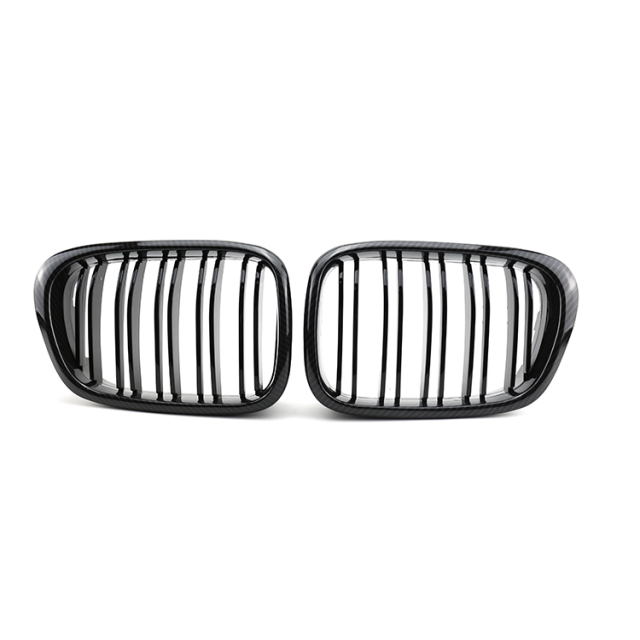 Car Parts Kit Carbon Look Dual Slat Front Bumper Mesh Shutter Grille Car Front Grille Fit for BMW Series 5 E39 2002-2004,www.hongyangcorp.com,Car Parts Kit Carbon Look Dual Slat Front Bumper Mesh Shutter Grille Car Front Grille Fit for BMW Series 5 E39 2002-2004