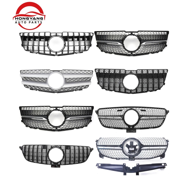 Car Exterior Accessories Bumper Grille Original/GTR/Diamond for Mercedes Benz Class GLK X204 GLE W166 W167,www.hongyangcorp.com,Car Exterior Accessories Bumper Grille Original/GTR/Diamond for Mercedes Benz Class GLK X204 GLE W166 W167