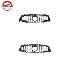 Auto Front Bumper Car Grille for Mercedes Benz CLA W118 2020-IN GTR Silver,www.hongyangcorp.com,Auto Front Bumper Car Grille for Mercedes Benz CLA W118 2020-IN GTR Silver