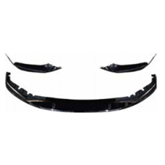 Auto Parts Car Front Bumper Front Lip for BMW 5Series G30 G38 Modified to M-Performance 2018-2020 AGloss Black/BCarbon Look