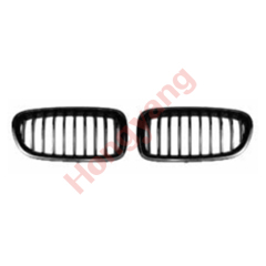 Auto Spare Parts Car Front Bumper Grille Bodykit for BMW 5Series F10 F18  Modified to M-Tech 2011-2017 Single Slat Gloss Black