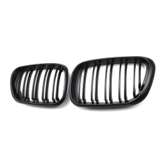 Double Slat Matte Black