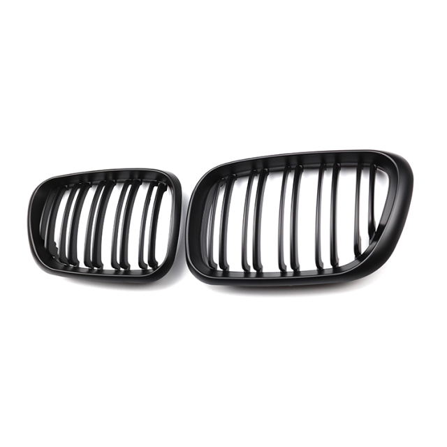 Double Slat Matte Black