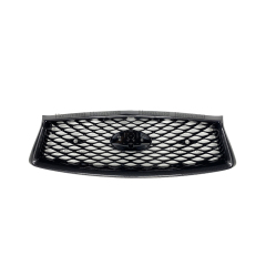 Car Body Kit Front Bumper Grille for Infiniti Q50 2018-2024 Grille Carbon Fiber Look Frame 62310-6HH0C