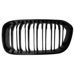 Upgrade F20 Dual Line Matt Black Car Grill for BMW 1Series 2015-2017