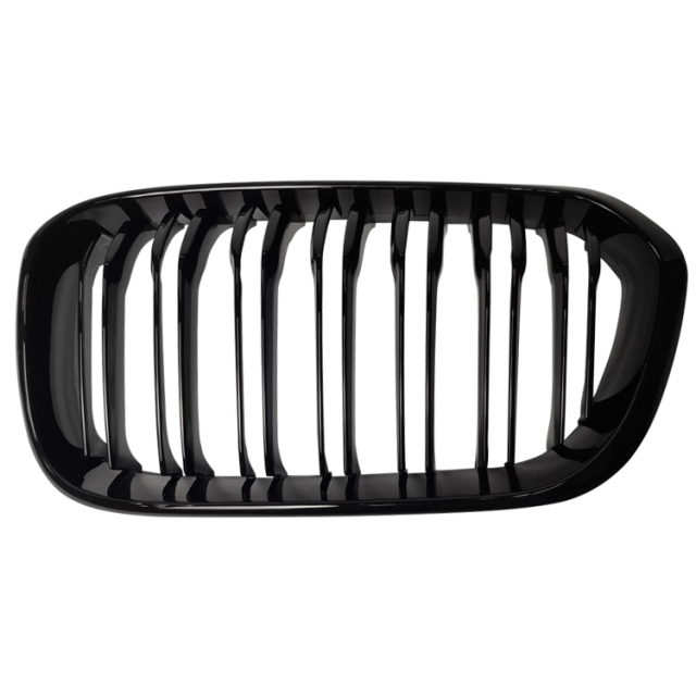 Upgrade F20 Dual Line Matt Black Car Grill for BMW 1Series 2015-2017