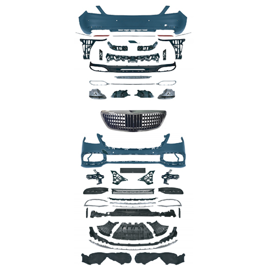 Car Body Kit Front Bumper Grille Side Skirts Rear Bumper for Mercedes Benz S Class Old to New W222 Upgrade to Maybach 2018-2020,www.hongyangcorp.com,Car Body Kit Front Bumper Grille Side Skirts Rear Bumper for Mercedes Benz S Class Old to New W222 Upgrade to Maybach 2018-2020