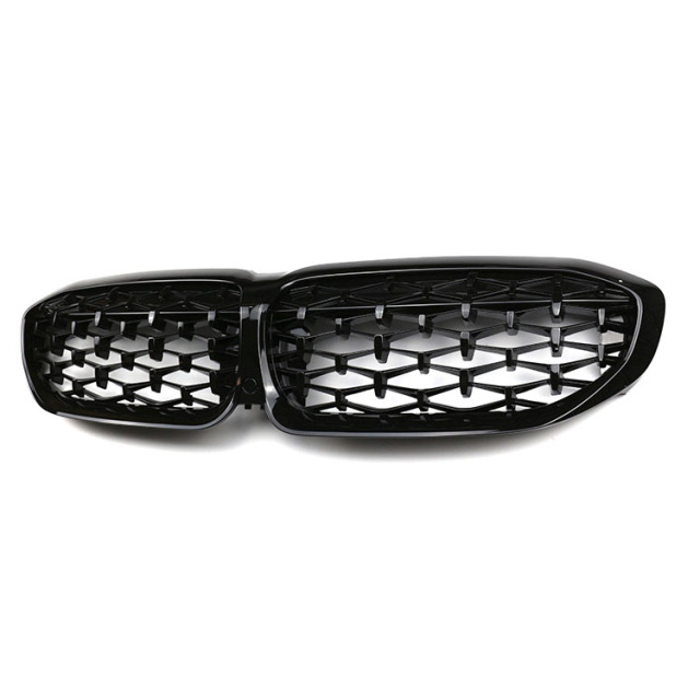 Best Selling Car Accessories Diamond Black Frame with Black Point W/O Hole Car Grill for BMW 3 Series G20/G28 2020,www.hongyangcorp.com,Best Selling Car Accessories Diamond Black Frame with Black Point W/O Hole Car Grill for BMW 3 Series G20/G28 2020