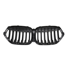 Auto Parts Carbon Look Single Slat Front Bumper Mesh Radiator Grille Car Front Grille Fit for BMW Series X1 F49 2016