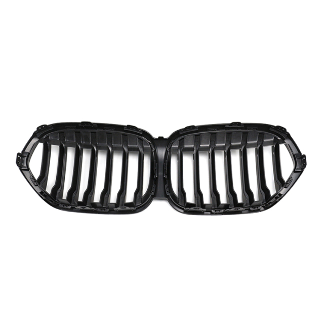 Auto Parts Carbon Look Single Slat Front Bumper Mesh Radiator Grille Car Front Grille Fit for BMW Series X1 F49 2016