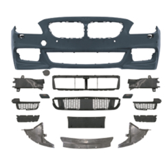 Auto Spare Parts Car Front Bumper Grille Spoiler Bodykit for BMW 6Series F06 F12 F13 Modified to M-Tech 2011-2018