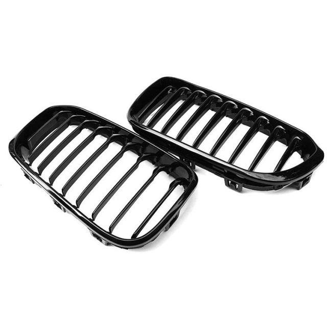 Car Accessories Car Grille for BMW 1 Series F20 2015-2017 Single Slat Gloss / Matte Black