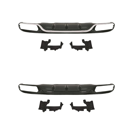 Auto Parts Body Kits Rear Bumper Rear Diffuser for Mercedes Benz Class E W213 Upgrade to AMG63 2016-2020 Classic Silver/Black,www.hongyangcorp.com,Auto Parts Body Kits Rear Bumper Rear Diffuser for Mercedes Benz Class E W213 Upgrade to AMG63 2016-2020 Classic Silver/Black