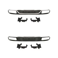 Auto Parts Body Kits Rear Bumper Rear Diffuser for Mercedes Benz Class E W213 Upgrade to AMG63 2016-2020 Classic Silver/Black,www.hongyangcorp.com,Auto Parts Body Kits Rear Bumper Rear Diffuser for Mercedes Benz Class E W213 Upgrade to AMG63 2016-2020 Classic Silver/Black