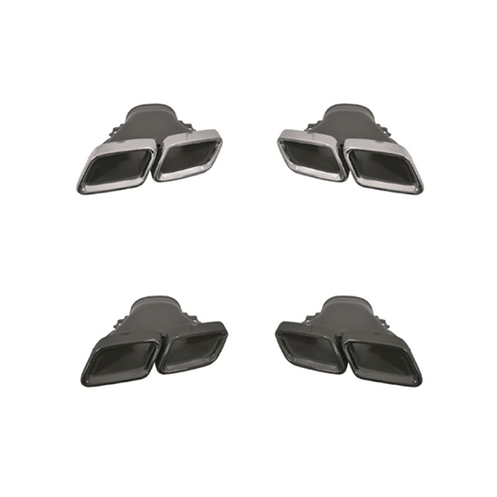 Car Rear Bumper Exhaust Pipe for Mercedes Benz Class E W213 Upgrade to AMG63 2016-2020 Rear Diffuser Classic Silver/Black,www.hongyangcorp.com,Car Rear Bumper Exhaust Pipe for Mercedes Benz Class E W213 Upgrade to AMG63 2016-2020 Rear Diffuser Classic Silver/Black