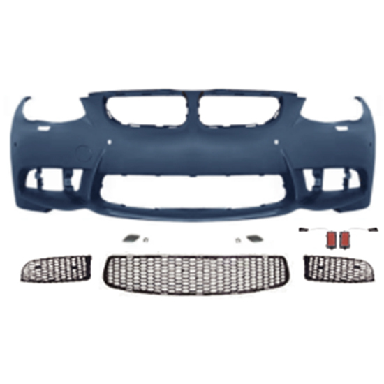 Car Body Kit Front Bumper Assy for BMW 3Series E92 Modified to M3 2010-2013 All Mesh Style