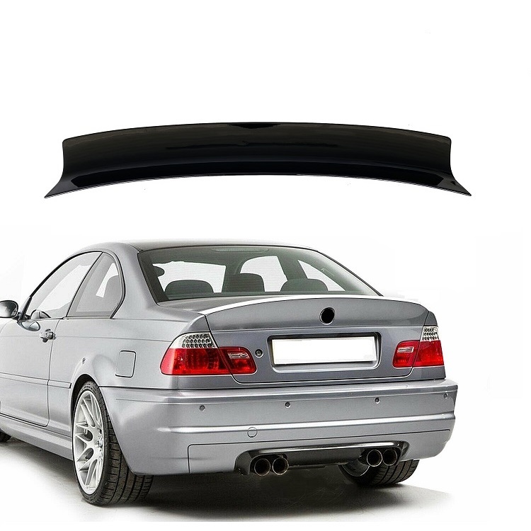 Auto Accessories Gloss Black Sticker Trunk Tail Lip Rear Wing Car Roof Spoiler Fit for BMW Series 3 E46 1998-2006